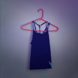 Black nike swim tank top